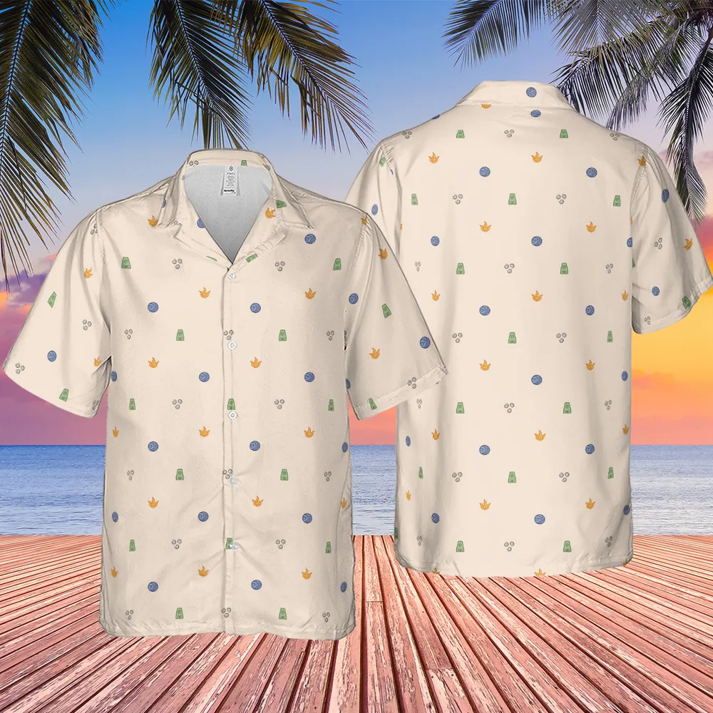 Avatar The Last Airbender Four Elements Pattern Hawaiian Shirt - 4