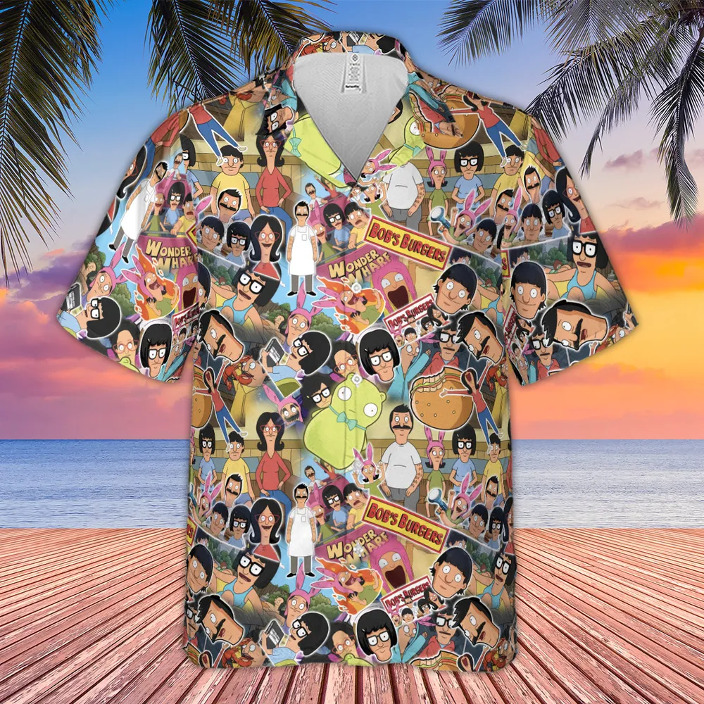 Bob's Burger Wonder Wharf Hawaiian Shirt - 4