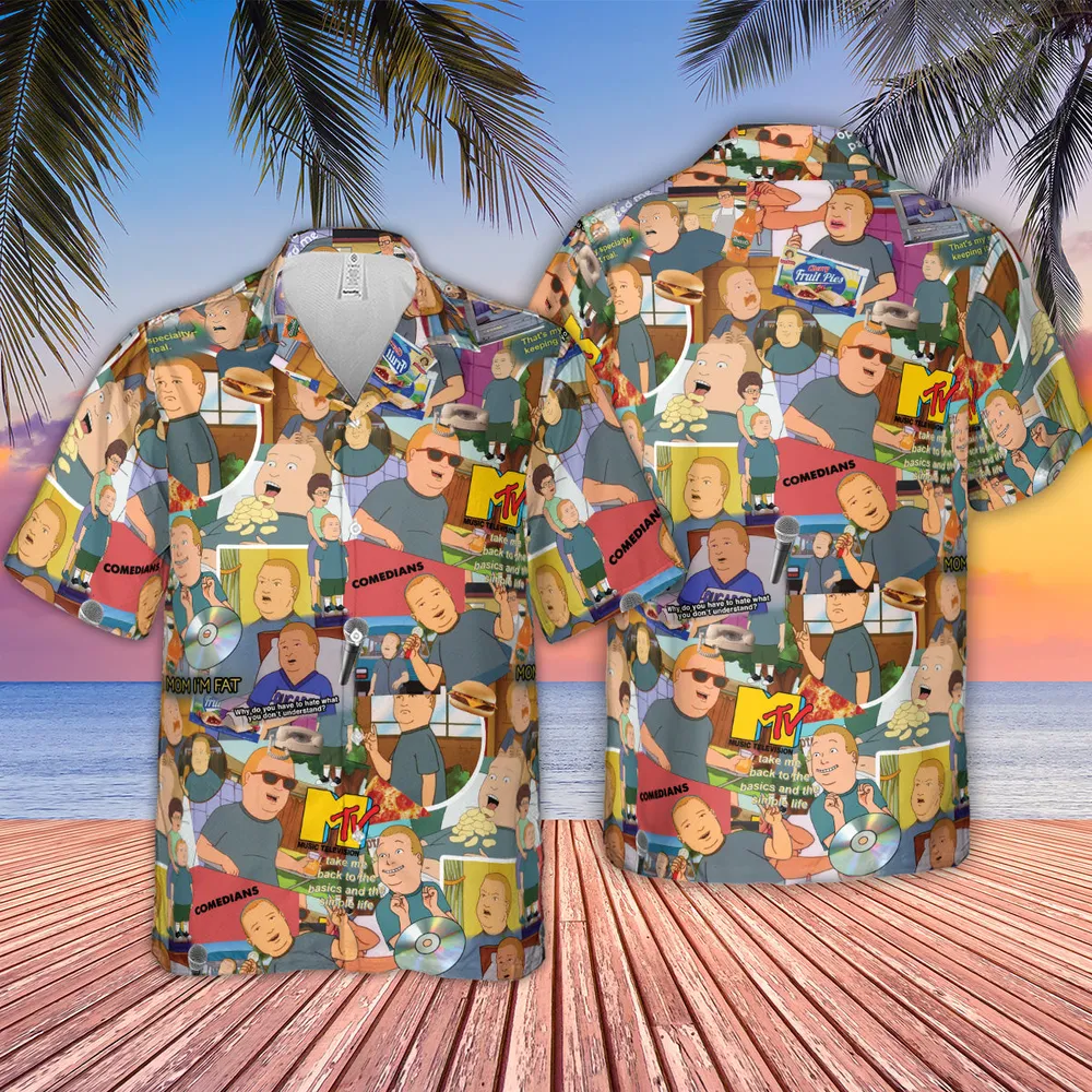 Bobby Face King Of The Hill Hawaiian Shirt - 2