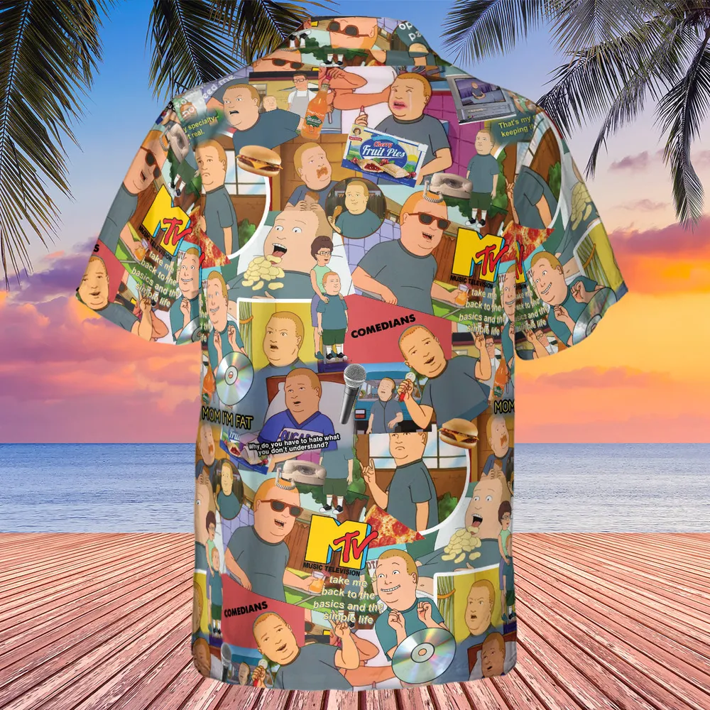 Bobby Face King Of The Hill Hawaiian Shirt - 3