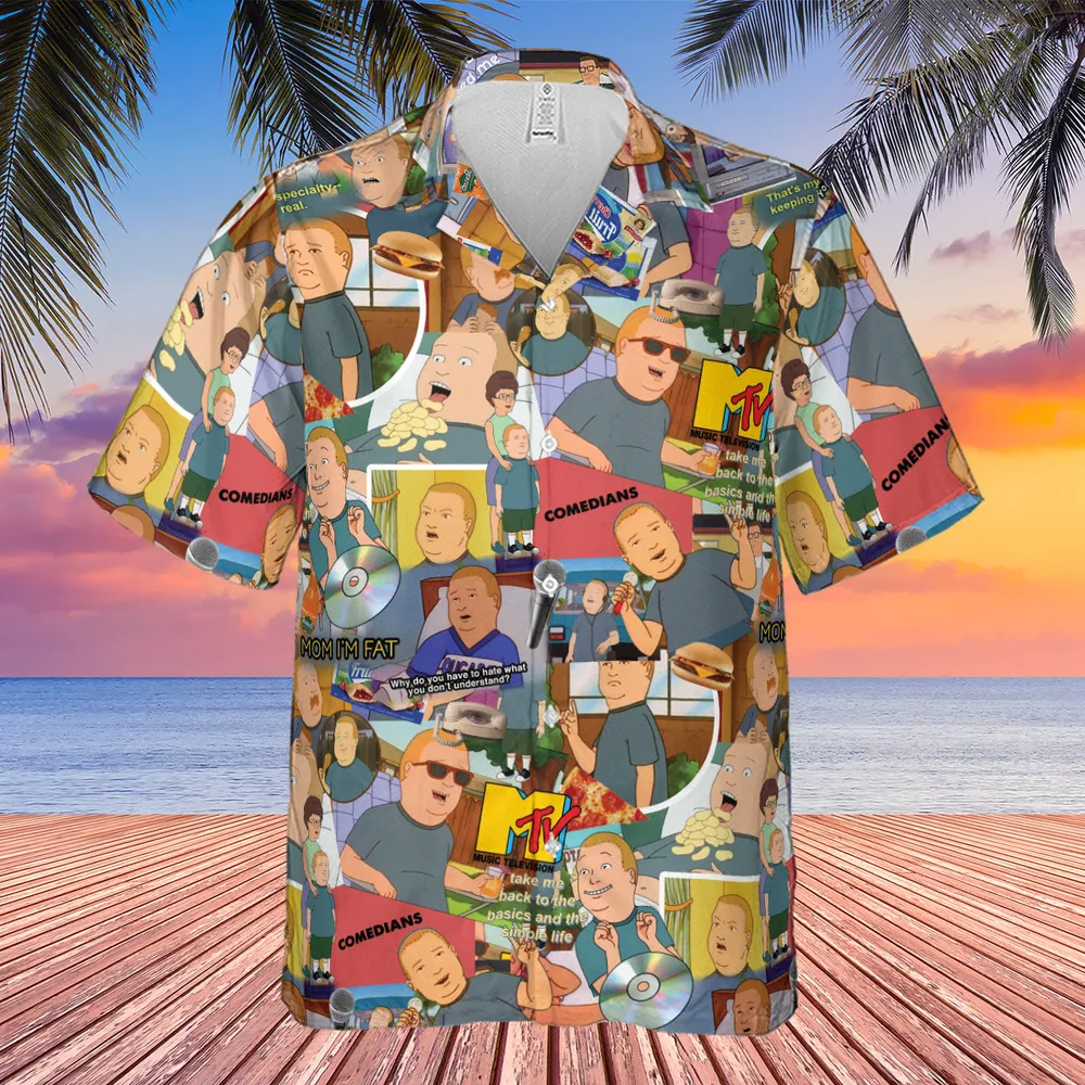 Bobby Face King Of The Hill Hawaiian Shirt - 4