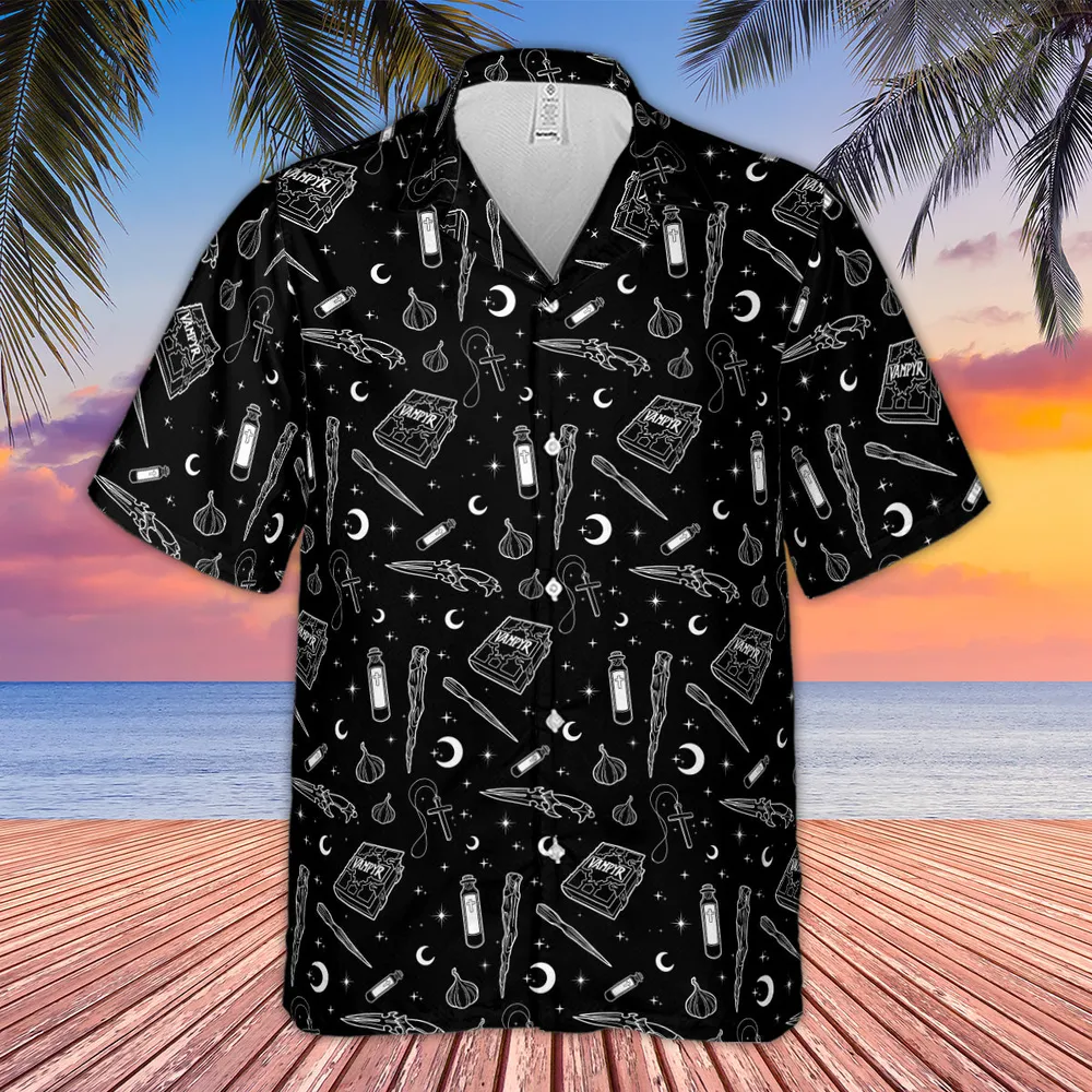 Buffy The Vampire Slayer Items Pattern Hawaiian Shirt - 2