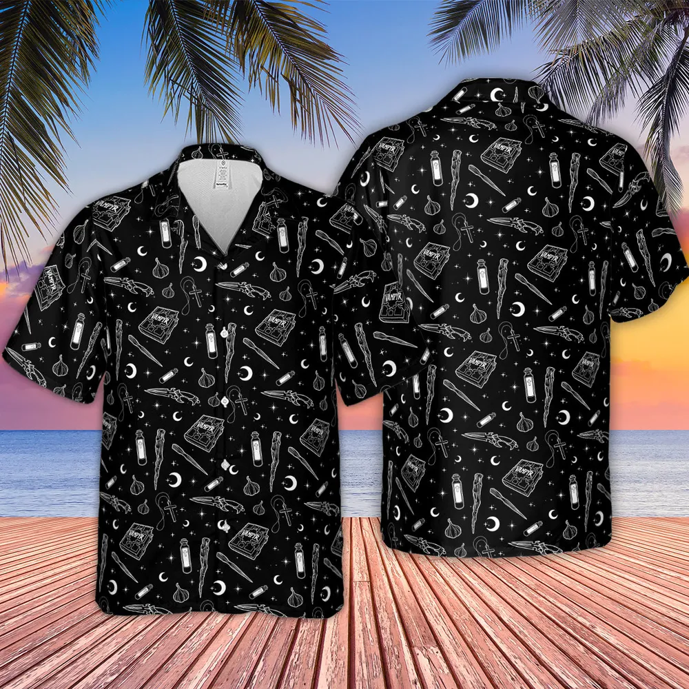 Buffy The Vampire Slayer Items Pattern Hawaiian Shirt - 4