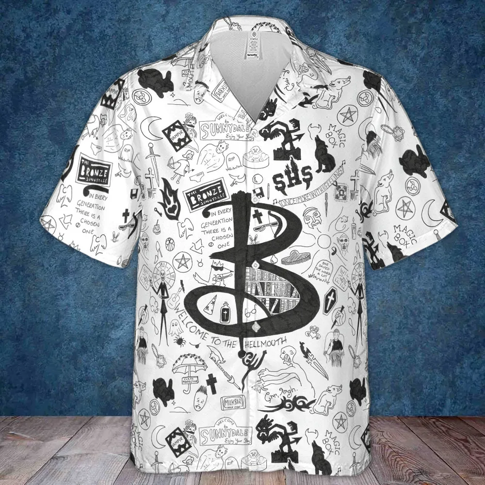 Buffy The Vampire Slayer Pattern Hawaiian Shirt - 2