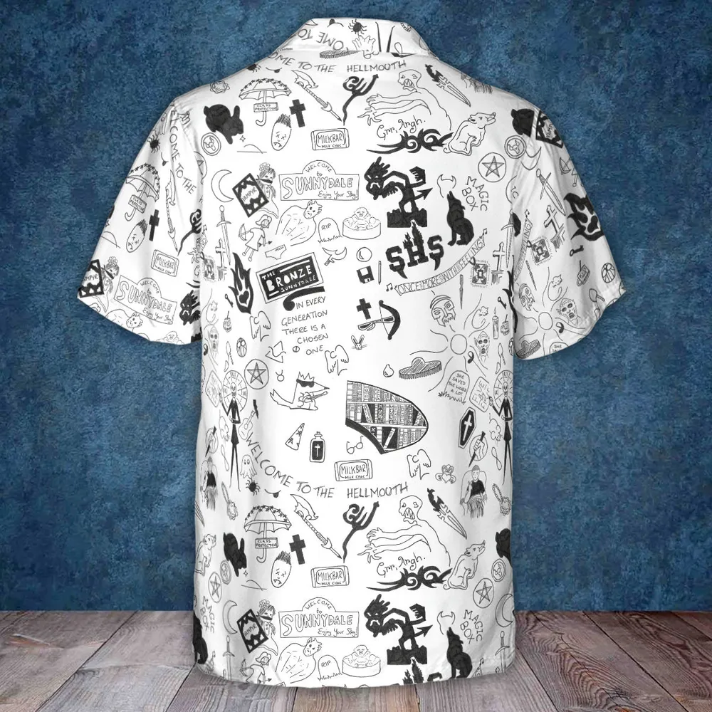 Buffy The Vampire Slayer Pattern Hawaiian Shirt - 3
