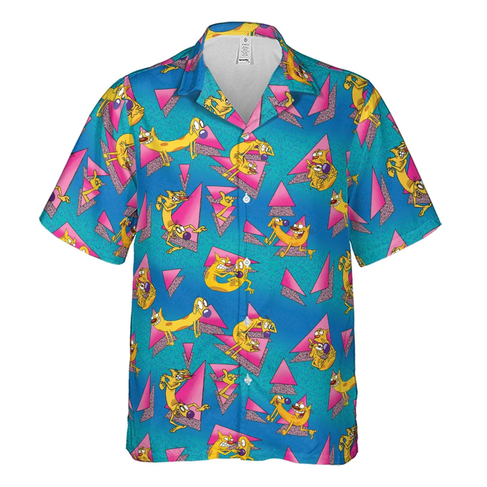 CatDog Nickelodeon Pattern Hawaiian Shirt - 4