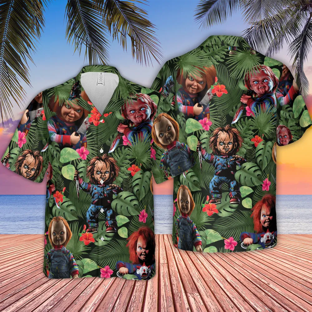 Chucky Just Wanna Have Fun Hawaiian Shirt - 2