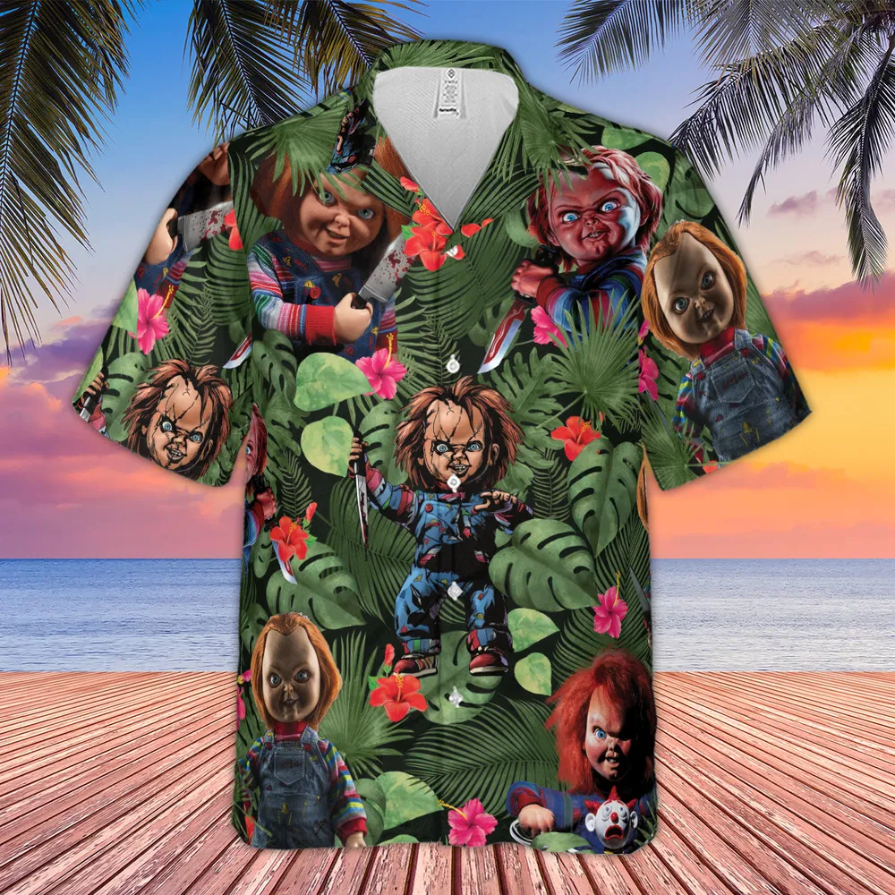 Chucky Just Wanna Have Fun Hawaiian Shirt - 4