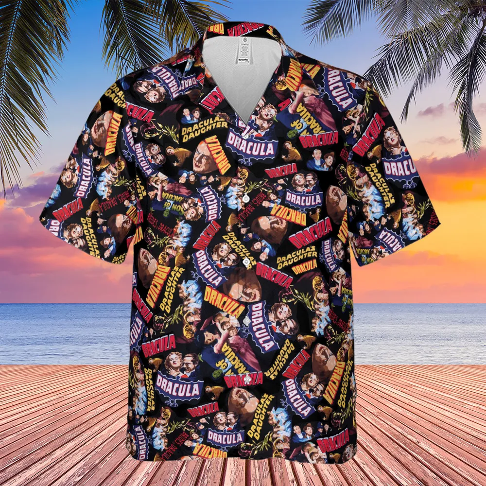 Classic Horror Films Hawaiian Shirt - 4