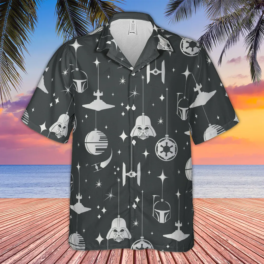 Dark Side Holiday Star Wars Hawaiian Shirt - 4
