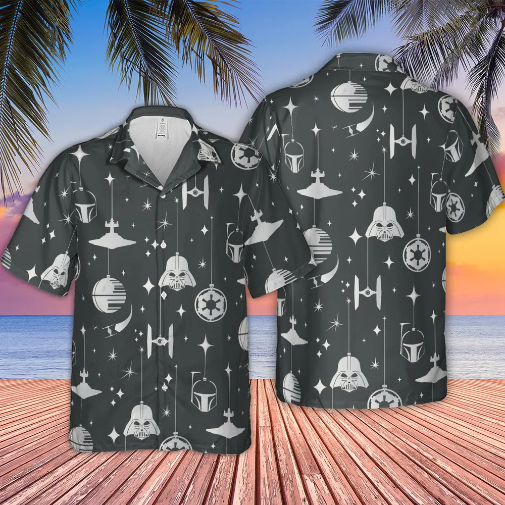Dark Side Holiday Star Wars Hawaiian Shirt - 2