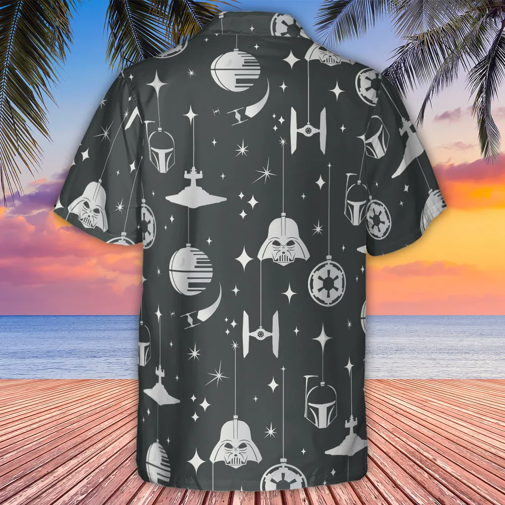 Dark Side Holiday Star Wars Hawaiian Shirt - 3