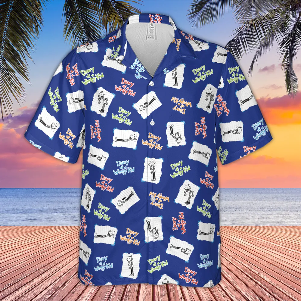 Diary of a Wimpy Kid Hawaiian Shirt - 3
