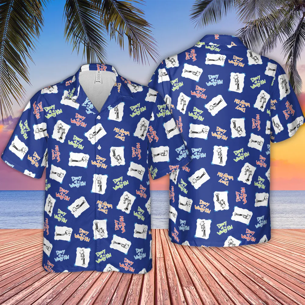 Diary of a Wimpy Kid Hawaiian Shirt - 4