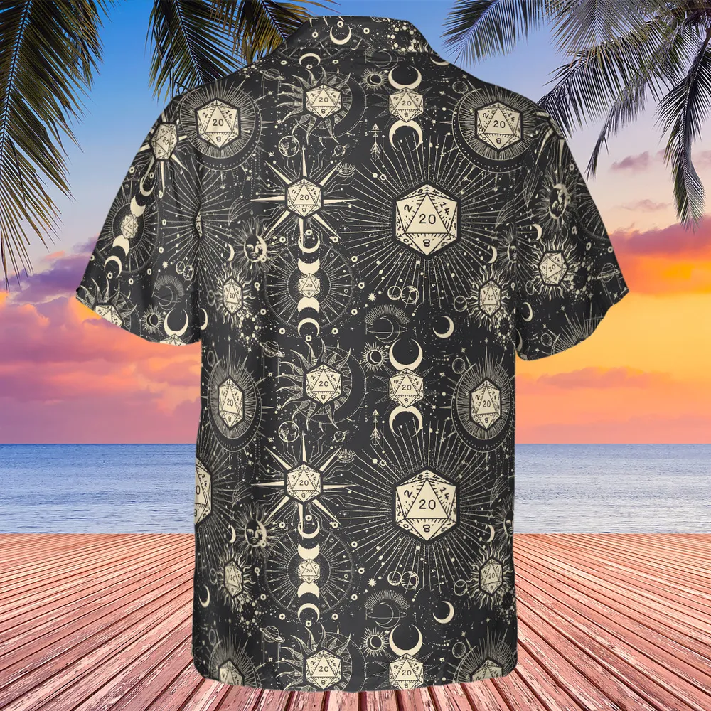 Diceyverse Dice RPG DND Hawaiian Shirt - 3