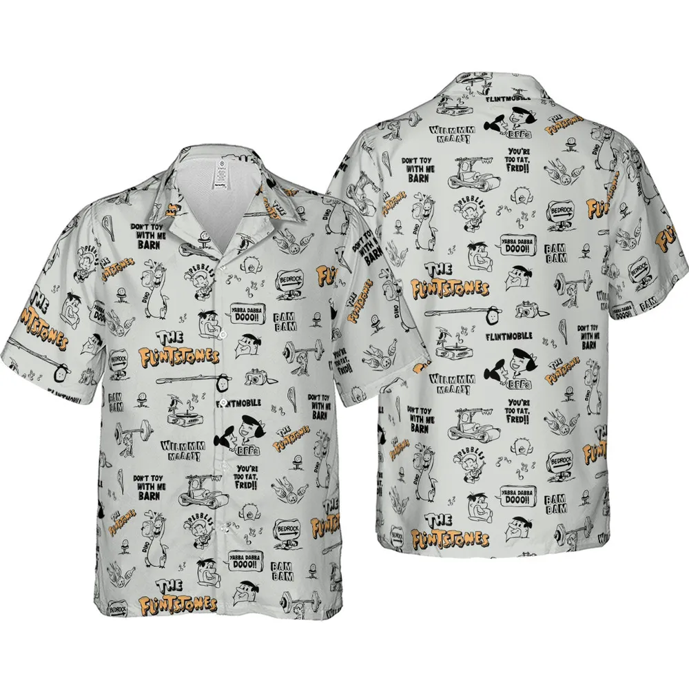 Don't Toy with Me Barn The Flintstones Hawaiian Shirt - 3