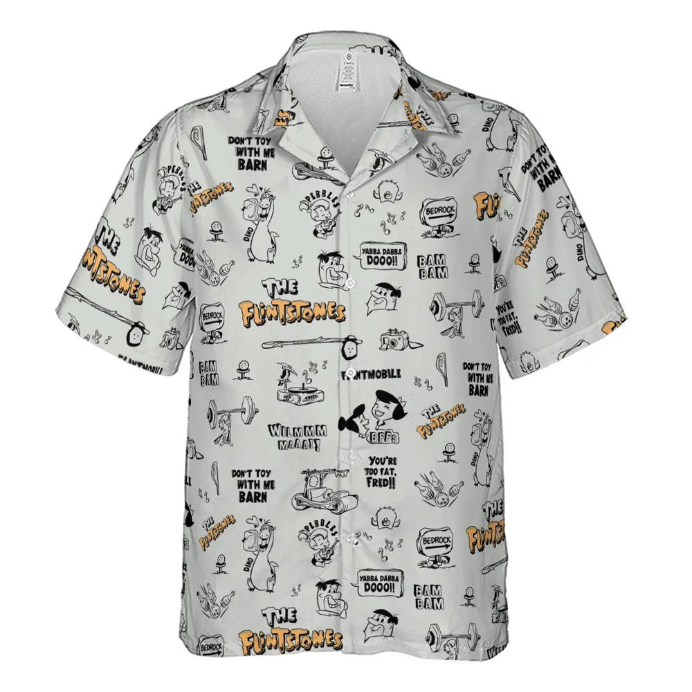 Don't Toy with Me Barn The Flintstones Hawaiian Shirt - 4