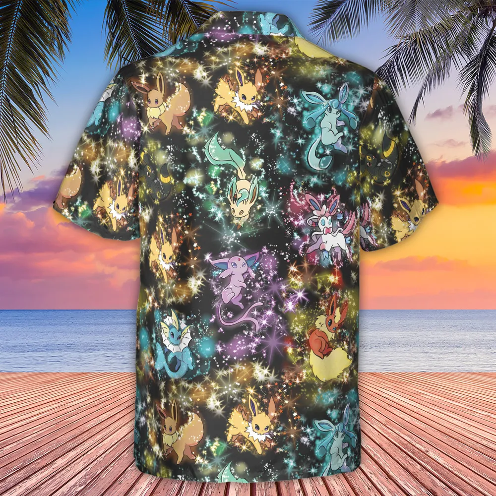 Eevee Evolution in the Galaxy Hawaiian Shirt - 3