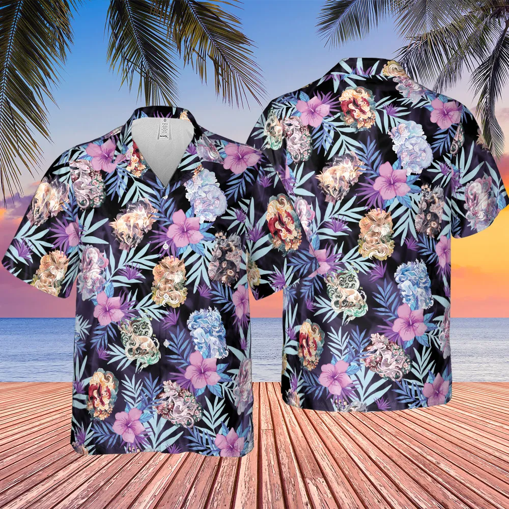 Eevee Evolutions Fancy Style Hawaiian Shirt - 2