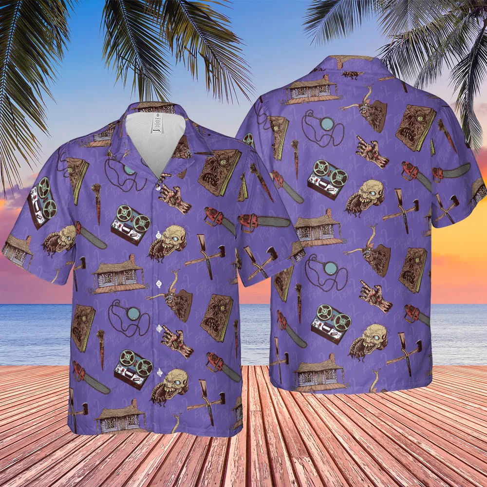 Evil Dead Horror Hawaiian Shirt - 2