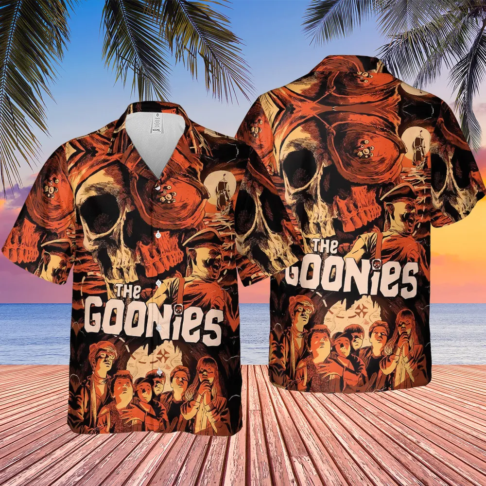 The Goonies Pattern Hawaiian Shirt - 4