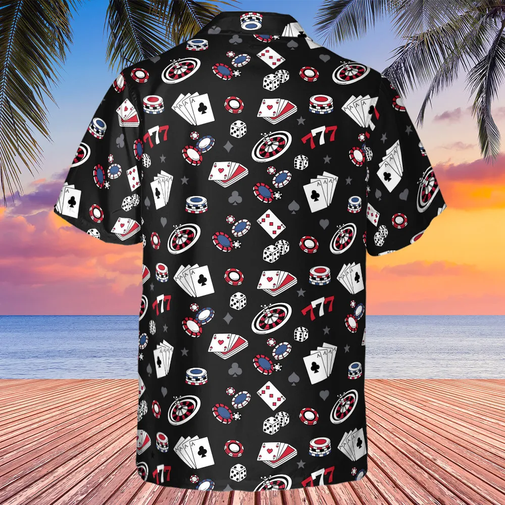 Poker Texas Hold’em Hawaiian Shirt - 3