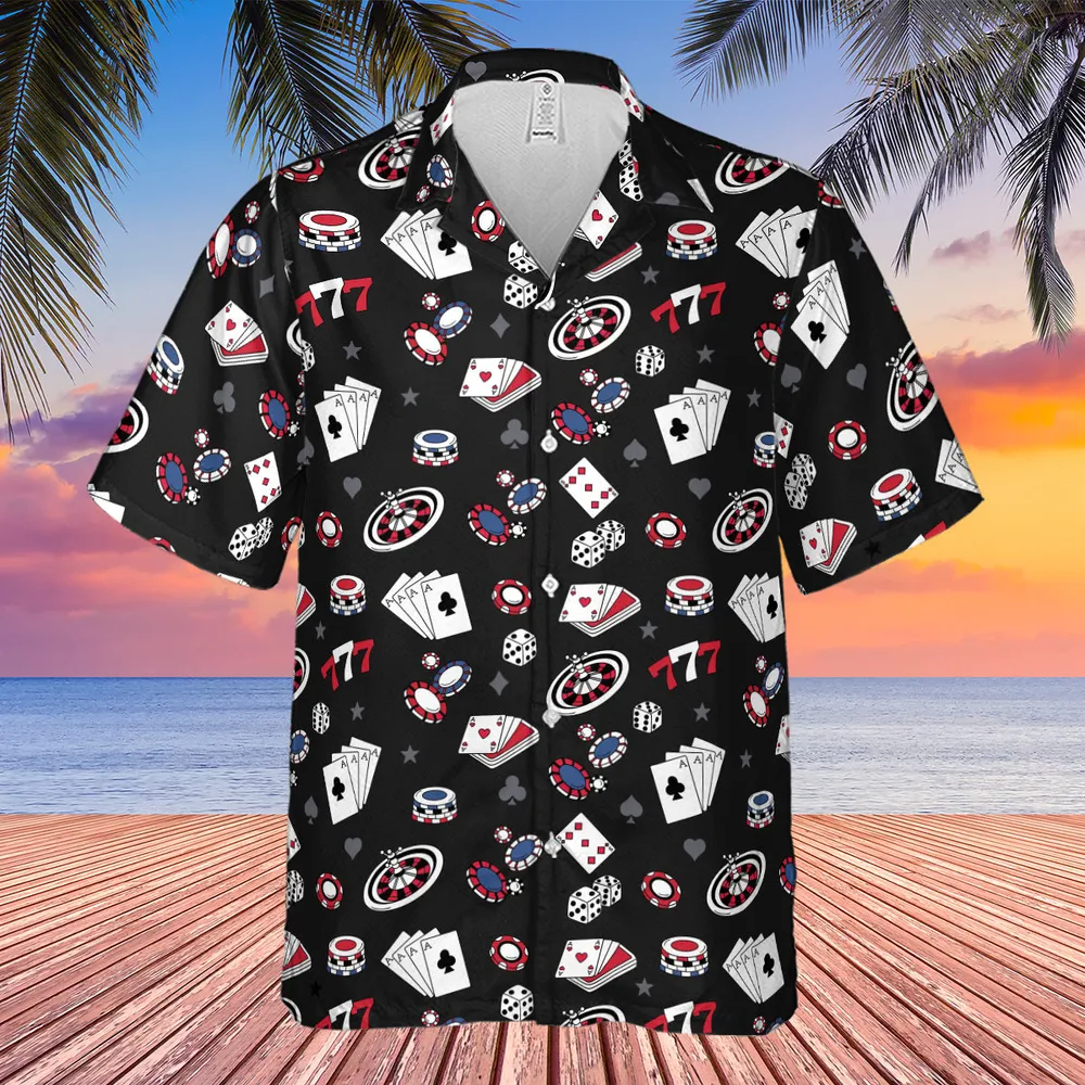 Poker Texas Hold’em Hawaiian Shirt - 2
