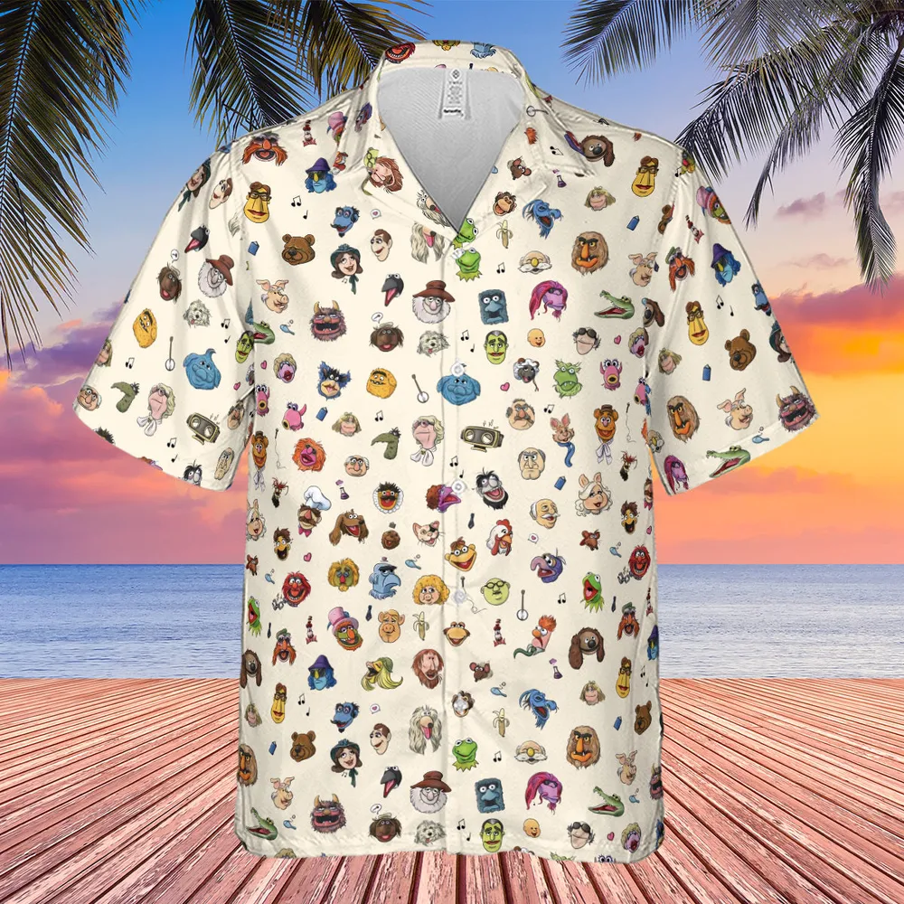 The Muppets Pattern Hawaiian Shirt - 2