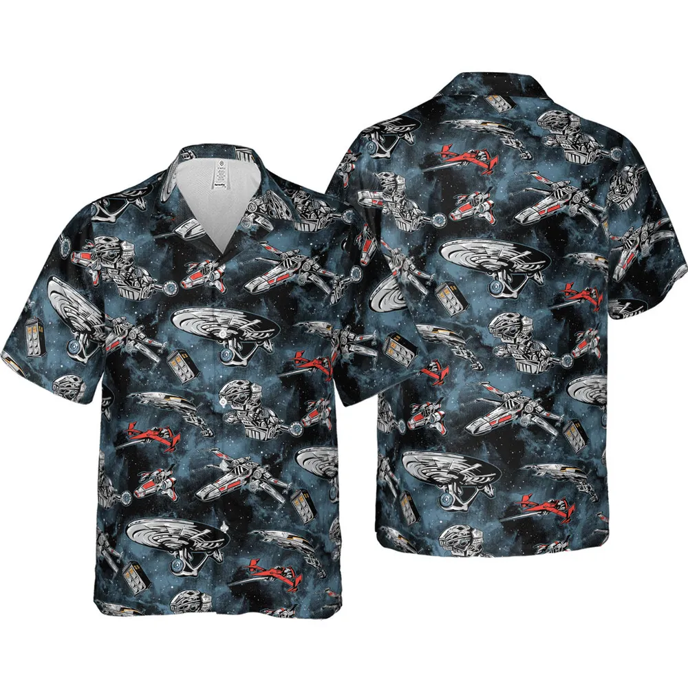 Ultimate Space Fleet Hawaiian Shirt - 4