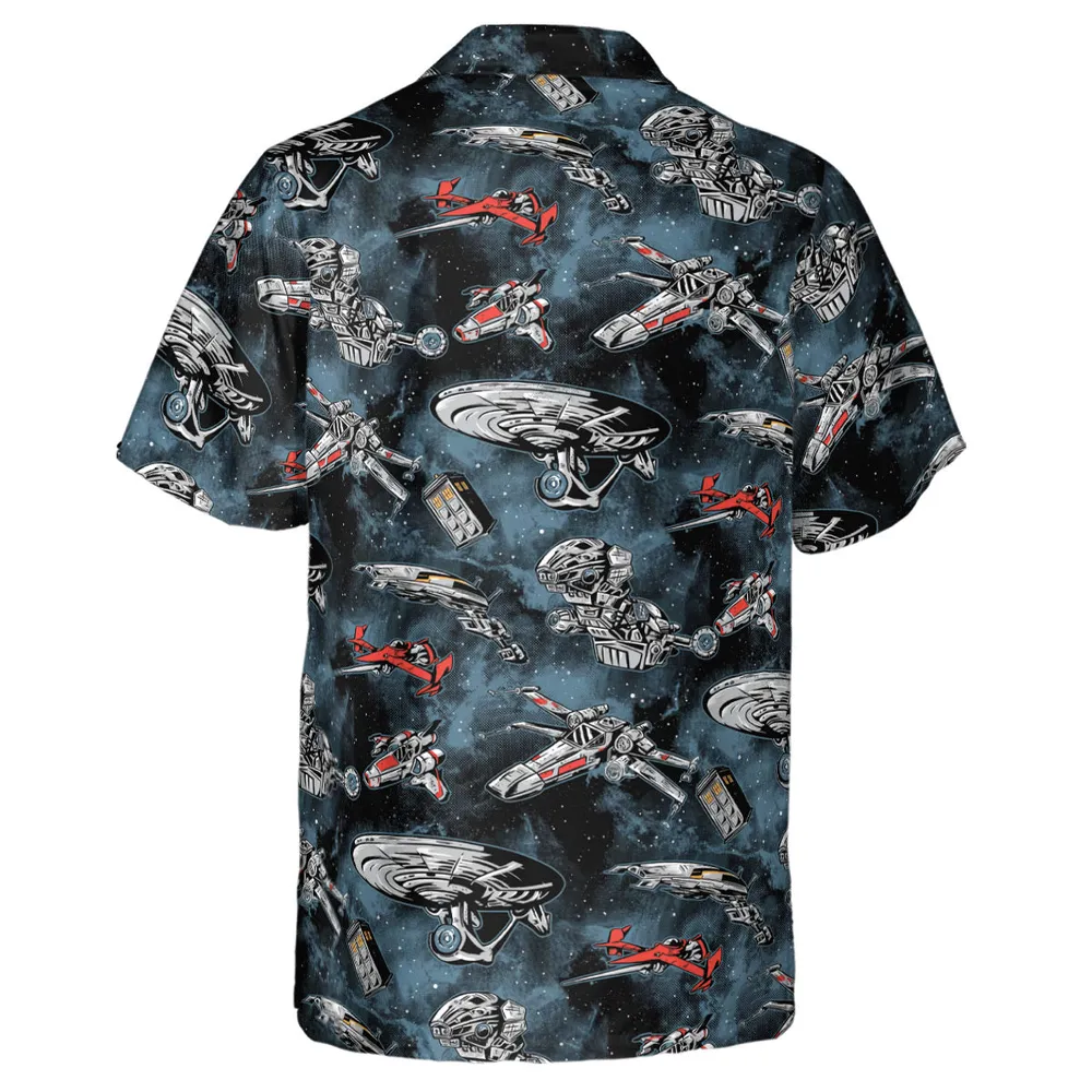 Ultimate Space Fleet Hawaiian Shirt - 3