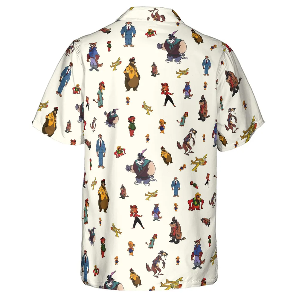 Talespin Characters Hawaiian Shirt - 2