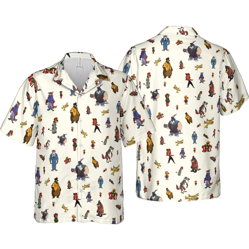 Talespin Characters Hawaiian Shirt - 4