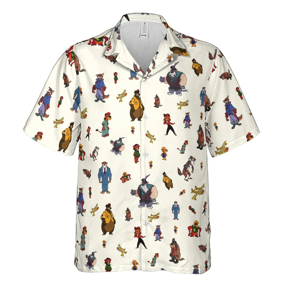 Talespin Characters Hawaiian Shirt - 3