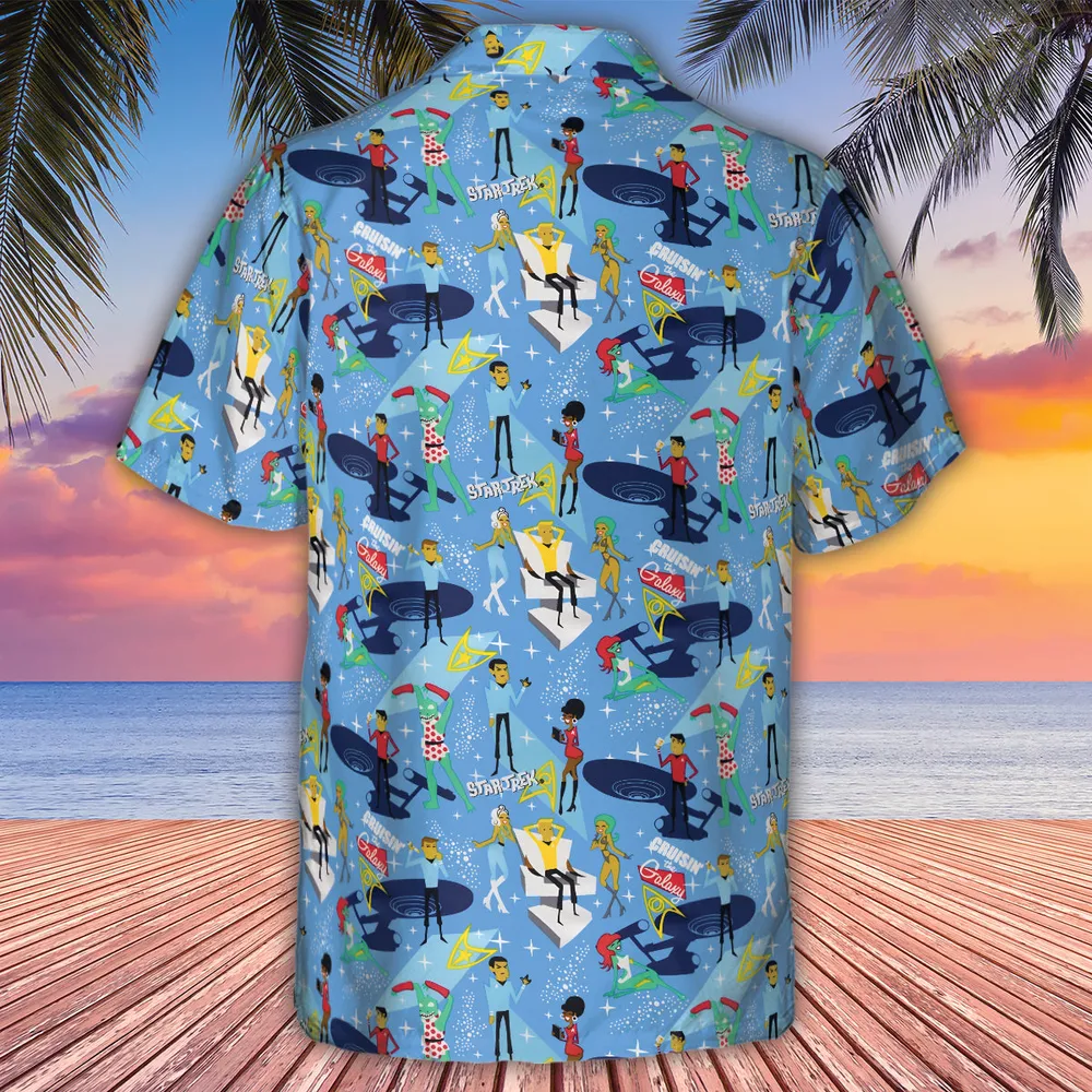 Cruisin' The Galaxy Star Trek Hawaiian Shirt - 3