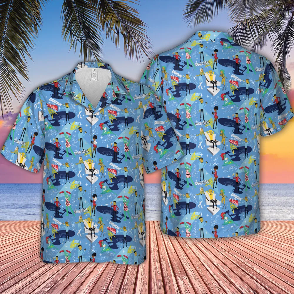 Cruisin' The Galaxy Star Trek Hawaiian Shirt - 4