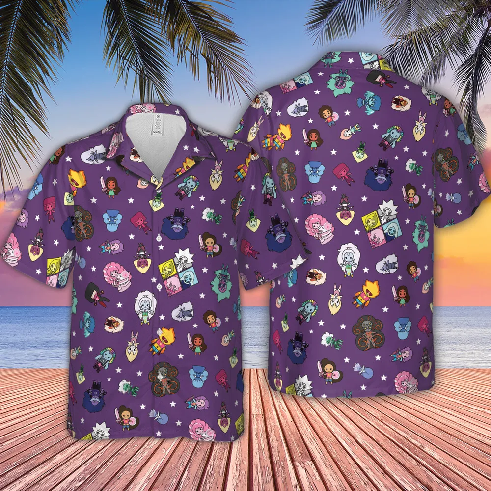 Crystal Gems Steven Universe Hawaiian Shirt - 4