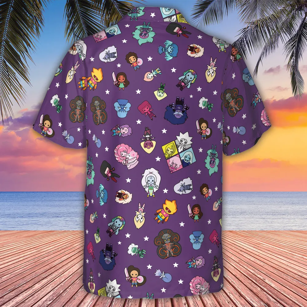Crystal Gems Steven Universe Hawaiian Shirt - 3