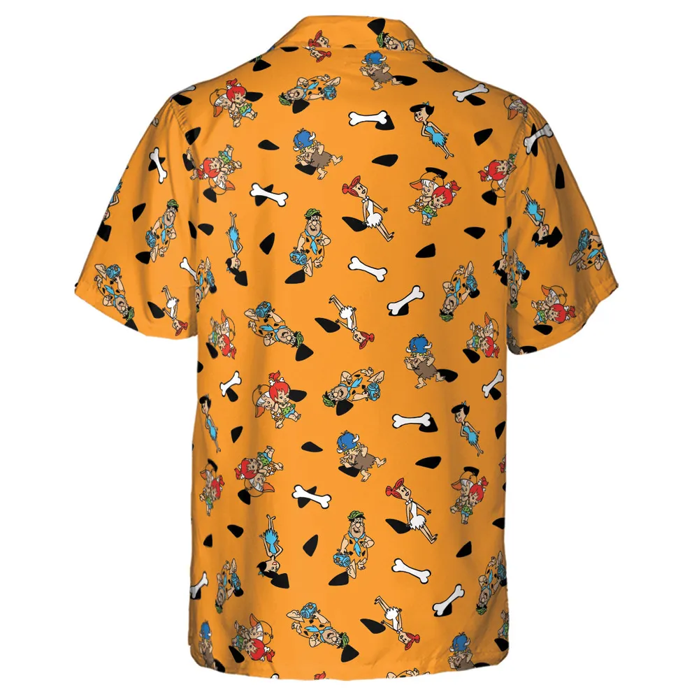 Stone Age The Flintstones Characters Hawaiian Shirt - 3