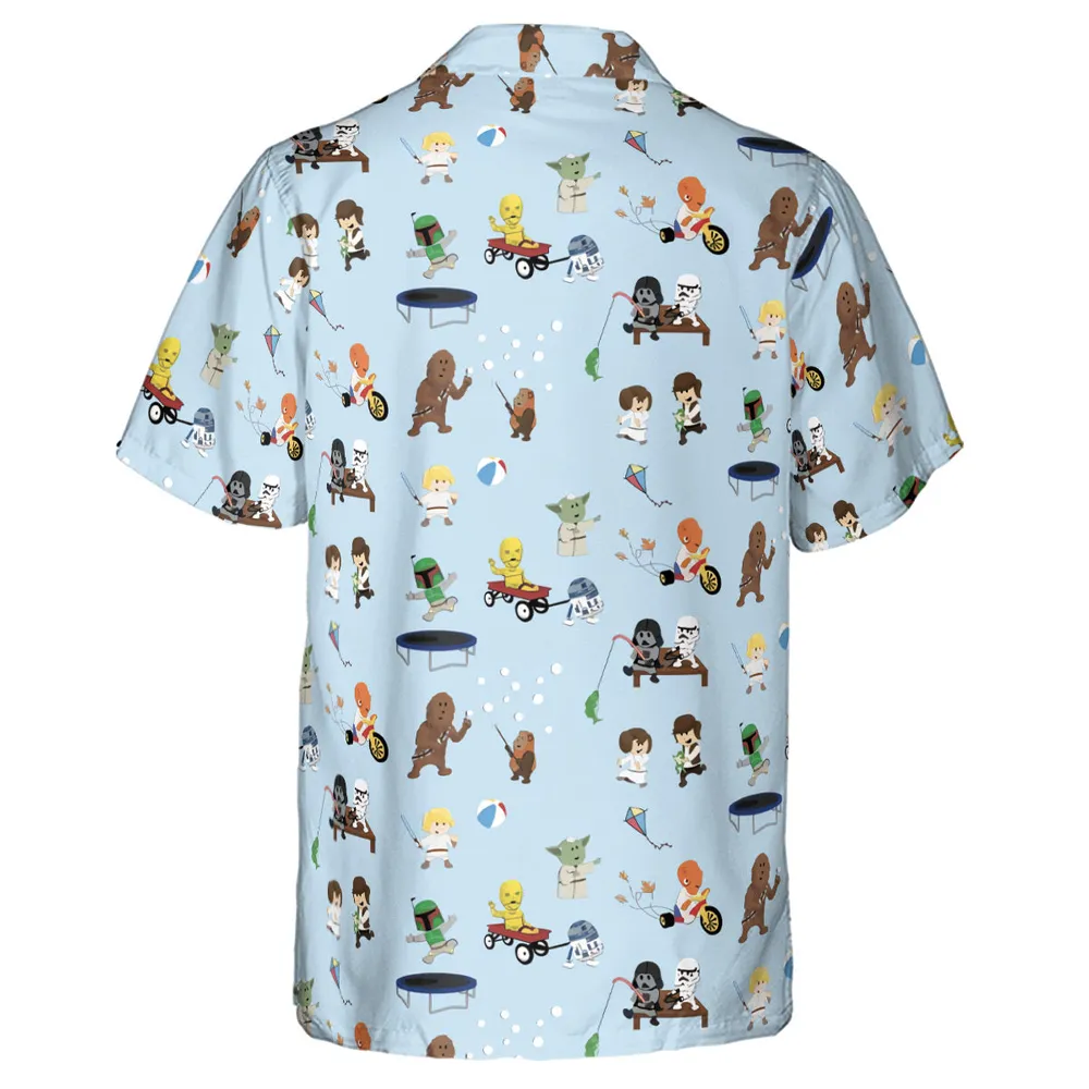 Go Fishing with Star Wars Characters Hawaiian Shirt - 3