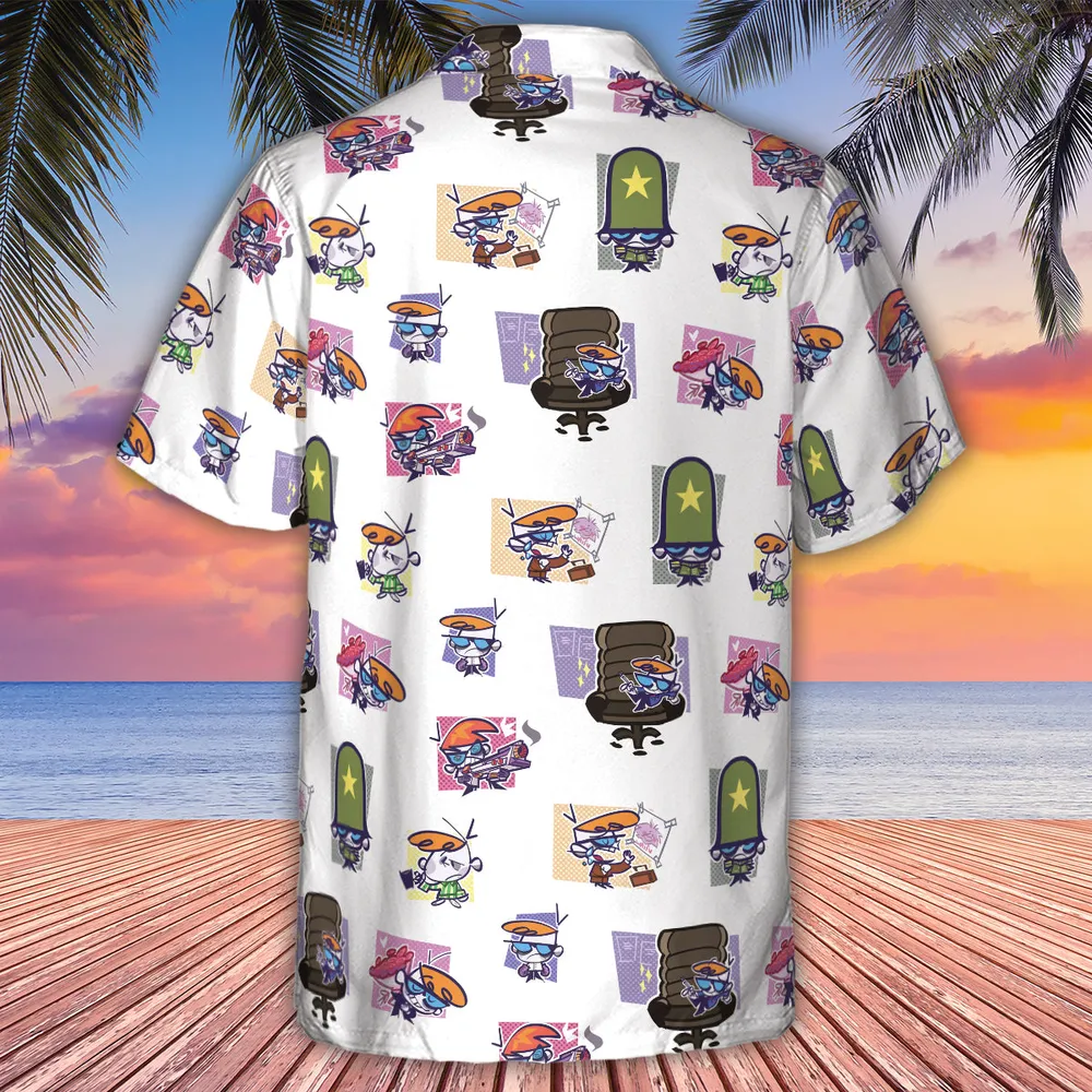 Dexter's Laboratory Characters Hawaiian Shirt - 3