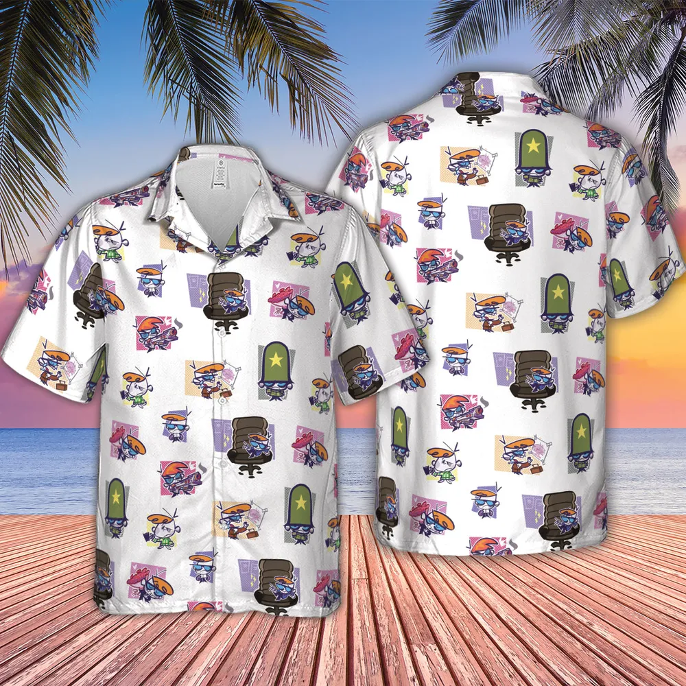 Dexter's Laboratory Characters Hawaiian Shirt - 4