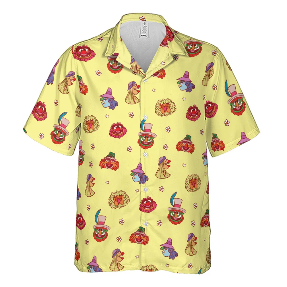 The Electric Mayhem Characters The Muppet Show Hawaiian Shirt - 2