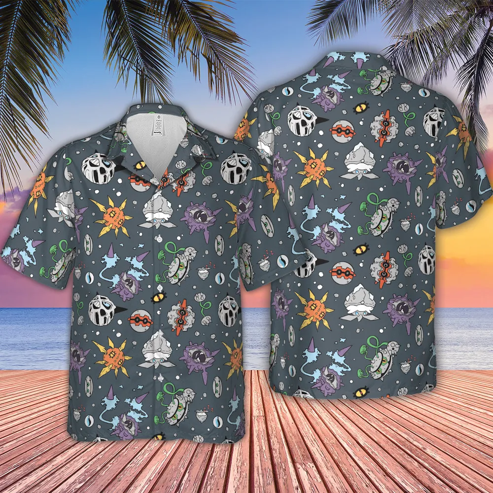 Rock Type Pokemon Hawaiian Shirt - 4