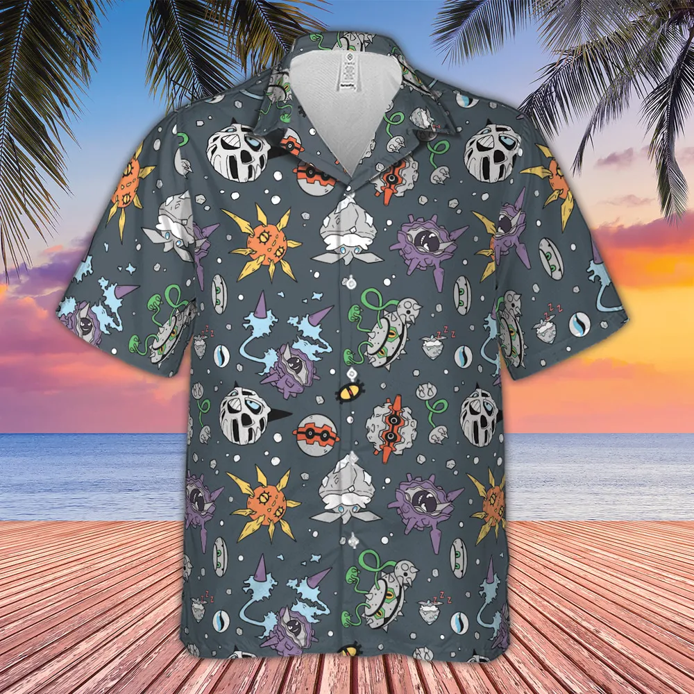 Rock Type Pokemon Hawaiian Shirt - 2