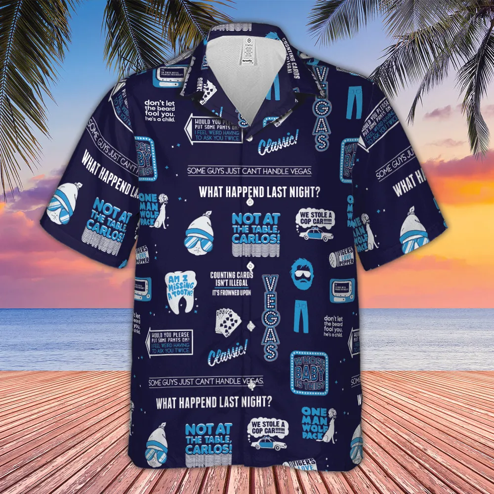 What Happened Last Night The Hangover Hawaiian Shirt - 2