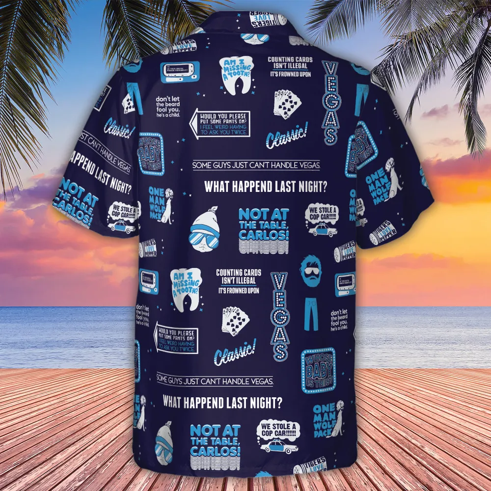 What Happened Last Night The Hangover Hawaiian Shirt - 3