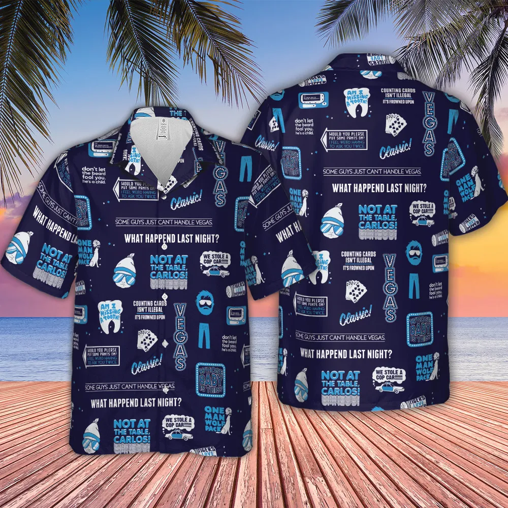 What Happened Last Night The Hangover Hawaiian Shirt - 4