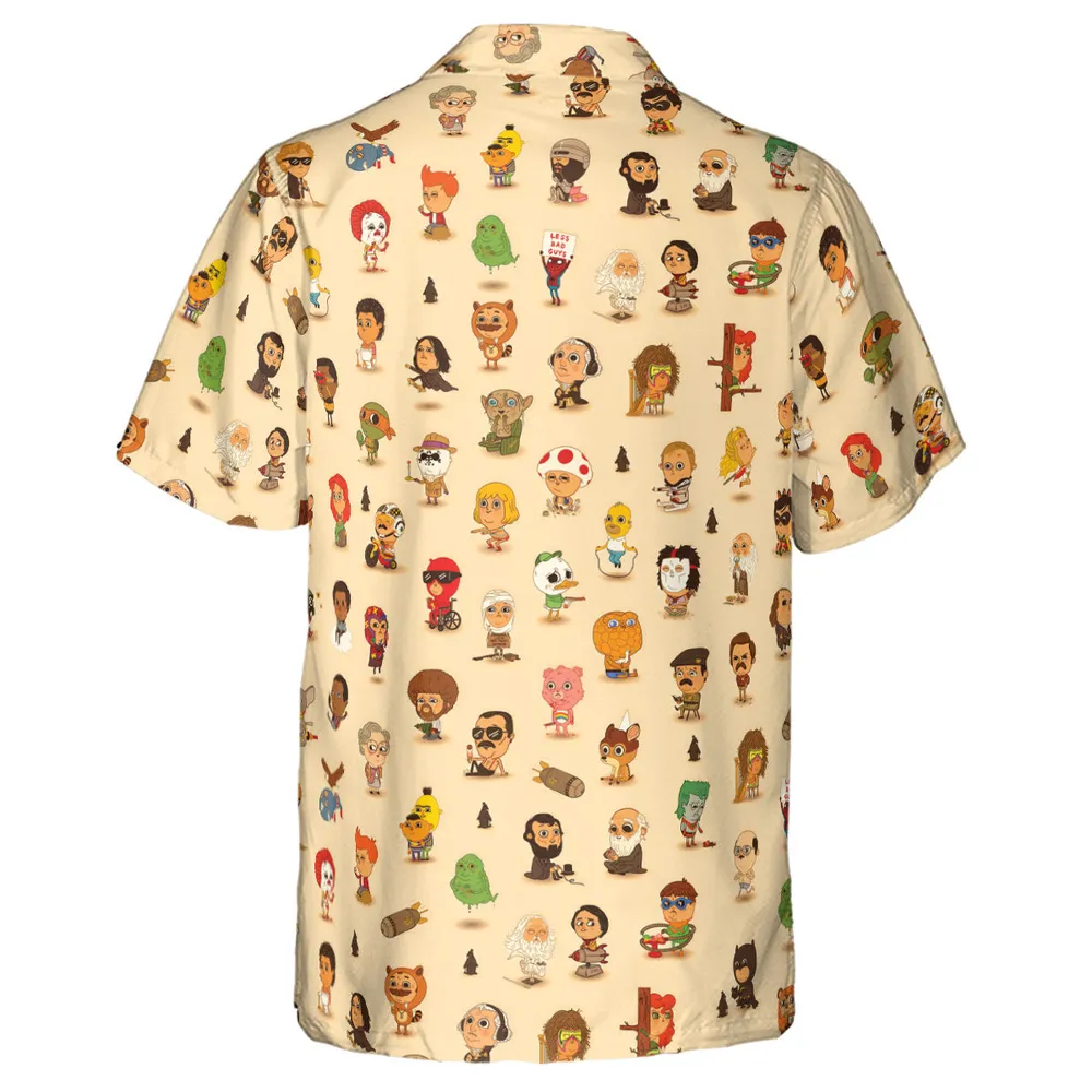 Mini Famous Characters Hawaiian Shirt - 3
