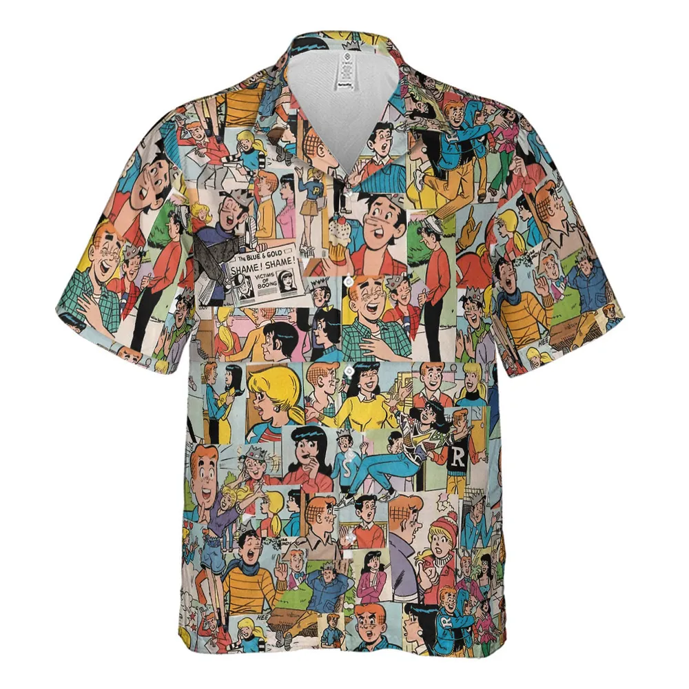 Archie Comics Characters Hawaiian Shirt - 2