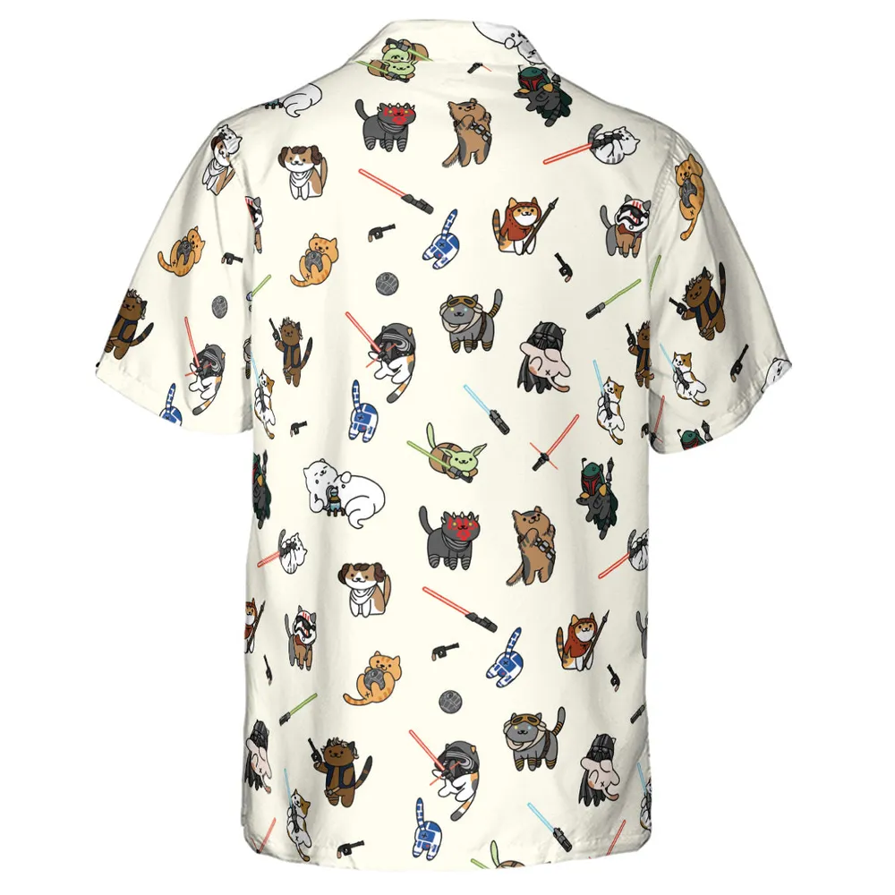 Star Wars Characters As Cats Hawaiian Shirt - 3